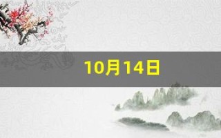 10月14日(2005年10月14日)